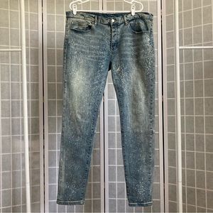 MNML Men’s M305 Slim Denim Blue Jeans